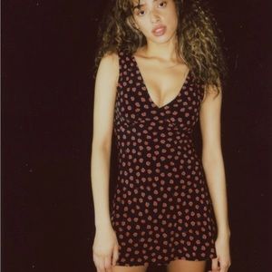 Realisation Par Black and Red Mini Dress